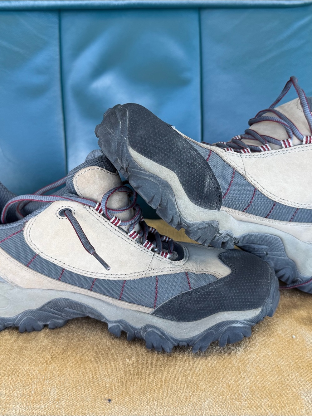 Merrell Gray and Black Women's Athletic Hiking Shoes